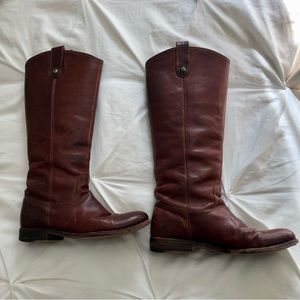 Frye Melissa Button Boot Cognac size 5.5